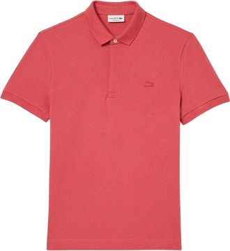 Lacoste Polo-shirt voor heren van Paris Stretch (Rood)