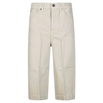 Dondup Denim Shorts, female, Beige, Size: W27 Delfine Bermuda