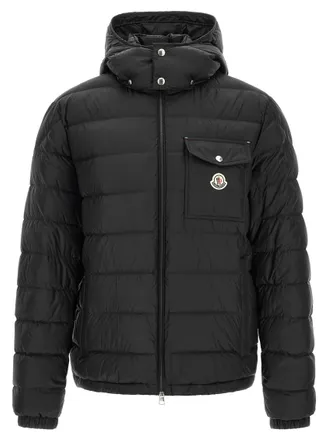 Moncler Black Quilted Hood Jacket