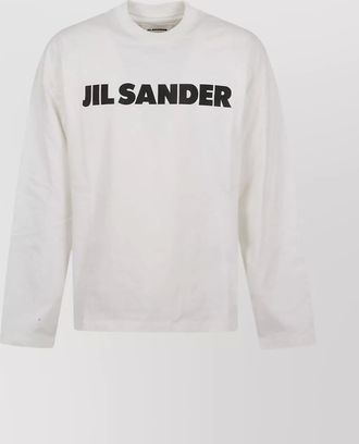Jil Sander cotton ribbed long-sleeve t-shirt