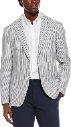 Isaia Linen & Silk-Blend Jacket