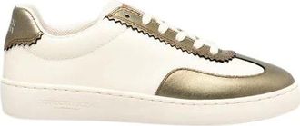 Scotch & Soda Bronze Leather Low Top Sneaker - Dames - Sneakers - Veelkleurig - 38 EU - Leer - Schoenen