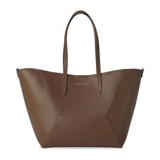 Brunello Cucinelli BC Duo Bag - female - Brunello Cucinelli - Shopping Bags - Brown - ONE SIZE - Bags