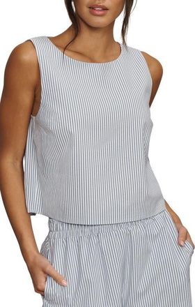 Rhone Saltair Boxy Tank in Washed Navy Stripe at Nordstrom, Size Xx-Large