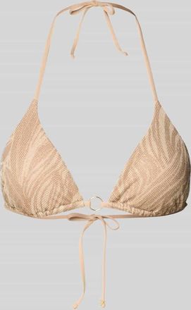 Guess Bikini-Oberteil in Triangel-Optik Modell Zoe in Beige, Gr&ouml;&szlig;e XL