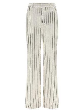 Balmain White Striped pants