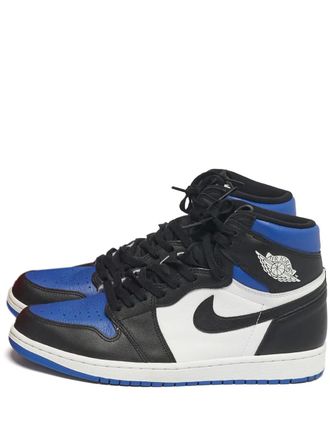 Nike Jordan Air Jordan 1 leather sneakers - Black