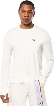 Sergio Tacchini Attivo Damarindo Long Sleeve Tee in Gardenia at Nordstrom, Size Xxx-Large