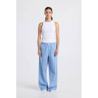 America Today pyjamabroek Macy blauw/rood