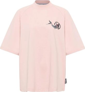 Carlo Colucci From Milano to Tokyo T-Shirt - unisex - Carlo Colucci - T-Shirts - Pink - M - Tops