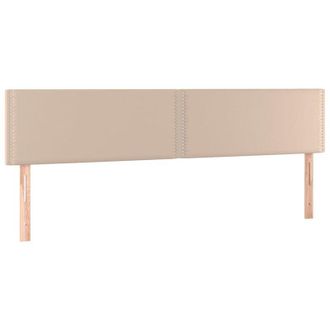 vidaXL Testiere 2 pz Cappuccino 80x5x78/88 cm in Similpelle vidaXL