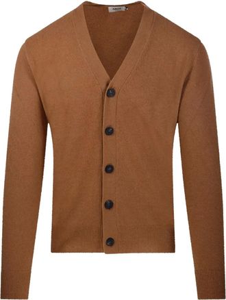Altea button V-neck cardigan - men - Fabric - M - Brown
