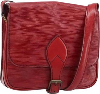 Louis Vuitton Pre-owned Epi Lederen Schoudertas - Dames - Vintage Schoudertas - Rood - ONE Size - Leer - Vintage