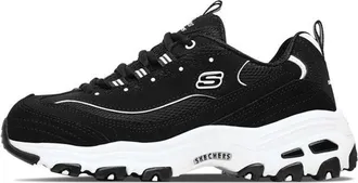 Skechers (WMNS) Skechers DLites 1.0 Black 13148-BKW