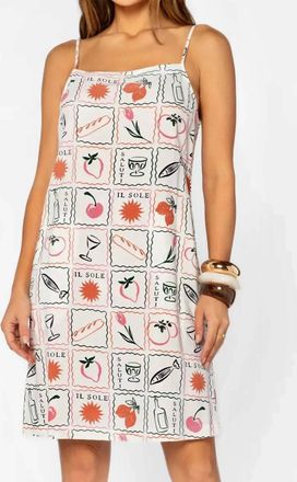 Velvet Heart Brianne Tile Shift Mini Dress In Multi