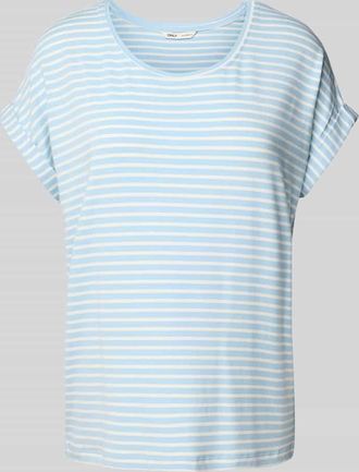 Only Regular Fit T-Shirt in Hellblau, Gr&ouml;&szlig;e S