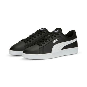 Puma Sneaker PUMA SMASH 3.0 L, Damen, Gr. 38,5, schwarz-weiss (puma schwarz, puma wei&szlig;), unifarben, Schuhe Sneaker