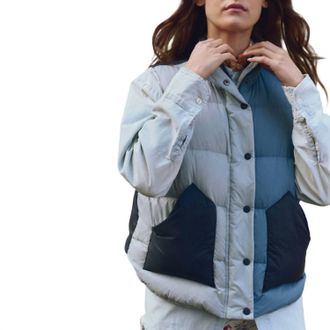 The Great. Polar Vest In Navy Colorblock