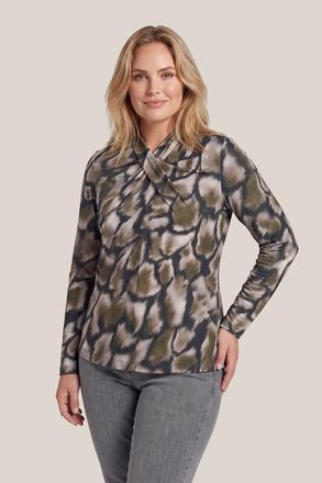Mart Visser Roby Print Top Olijfgroen / Multi Maxi