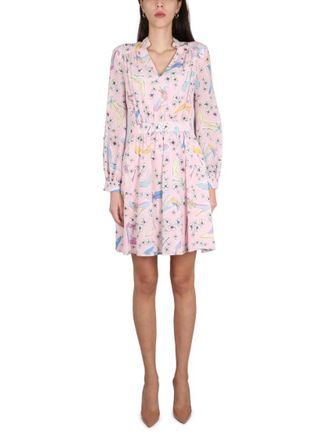Moschino Heels And Flowers Dress