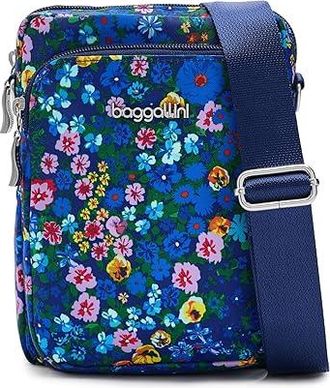 Baggallini Modern Everywhere Explorer Crossbody Womens Handbags Flower Market, Nylon