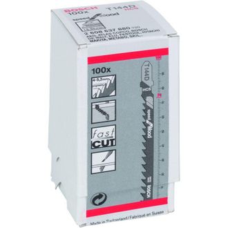 Bosch T 144 D Speed For Wood - Hojas Para Sierra De Calar (100 Unidades)