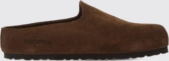 Birkenstock Amsterdam Suede Mules with Round Toe and EVA Sole