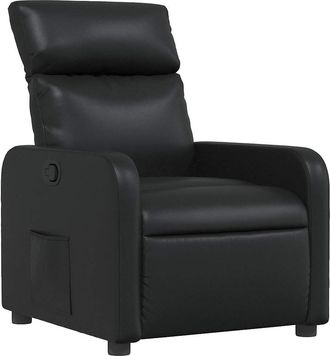 vidaXL Vidaxl - Sill&oacute;n Reclinable De Cuero Sint&eacute;tico Negro