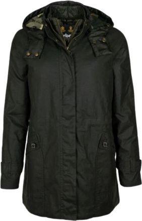 Barbour Cannich Wax Jacket - Dames - Parka Jassen - Zwart - XS - Jassen