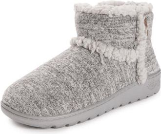 Muk Luks Aubree Bootie Slipper in Grey at Nordstrom, Size Small