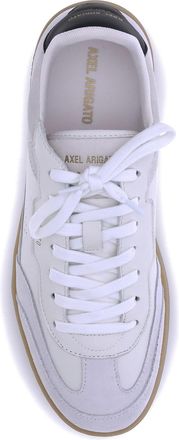 Axel Arigato Mens Sneakers Dice T-Toe White-Gum Upper: Calf Leather Trainers White/gum