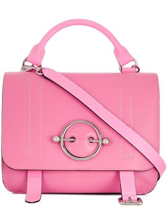 J.W.Anderson Malibu Disc satchel - women - Calf Leather - OS - Pink