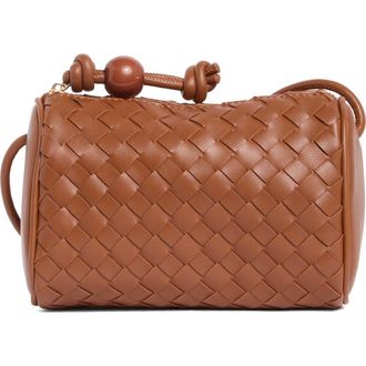 Urban Expression Woven Faux Leather Crossbody Bag in Chocolate at Nordstrom Rack