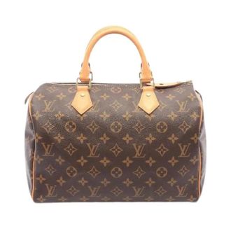 Louis Vuitton Pre-owned Speedy30 Monogram Handbag - Dames - Pre-owned - Bruin - Maat: ONE Size Leer