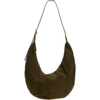Madewell The Essential Curve Shoulder Bag in Loden at Nordstrom