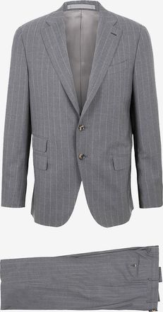 Caruso Nadelstreifenanzug aus Wolle