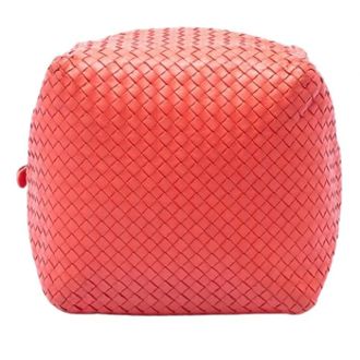 Bottega Veneta Borsa a spalla Pre-owned in nappa intrecciata - - Pre-owned - Donna - Arancione - ONE SIZE