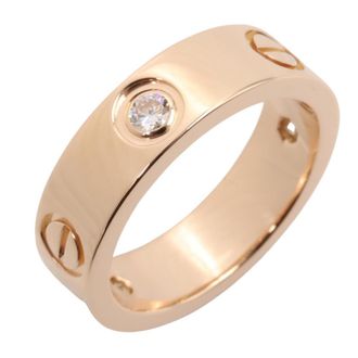 Cartier Gold Clear Pink Gold (18K) Band Ring (Pre-Owned)