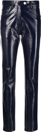 Courr&egrave;ges Zwarte Skinny Jeans 5-Pocket Broek - Dames - Slim Fit Broeken - Zwart - M - Katoen - Broeken