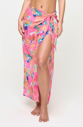 L*Space Portela Cover-Up Sarong in Flower Play at Nordstrom, Size Medium