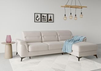 Sit&more Ecksofa &raquo;Sinatra L-Form&laquo; mit Recamiere, optional mit Kopfteilverstellung und Armteilfunktion