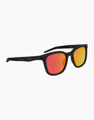 Nike Mens 2 Square Sunglasses - Mtblk Polarredm - Size: ONE size
