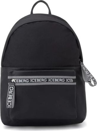 Iceberg Heren tassen Fantasie Print 100%Pl - Heren - Rugzakken - Zwart - ONE Size - Tassen