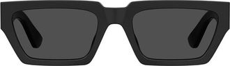 Moschino MOS166/S 807/IR Mens Sunglasses Black Size 55