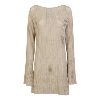 Hinnominate Short Dresses, female, Beige, Size: XS Mini Dress