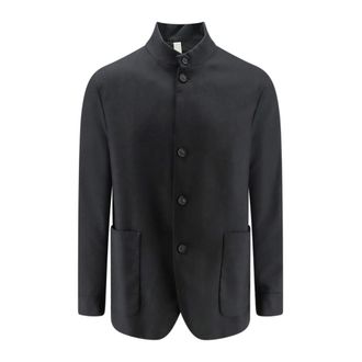 Hev&ograve; Jassen, Heren, Zwart, XL, Wol, Blazer