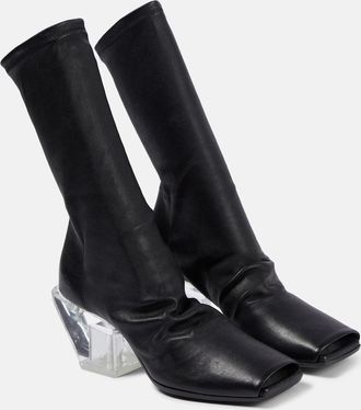 Rick Owens Stretch leather ankle boots