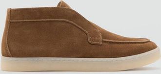 Mango Stivaletti sportivi pelle crosta di cuoio marrone - Uomo - 39 - MANGO MAN