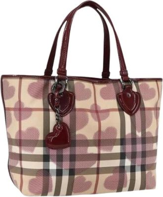 Burberry Pre-owned Tote Bags, female, Multicolor, Size: ONE SIZE Pre-owned Vintage Tote Bag