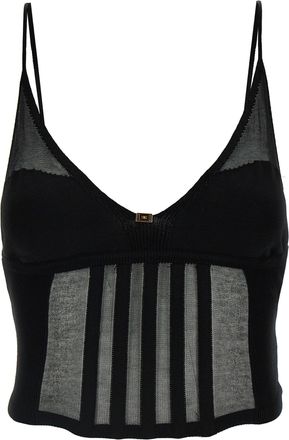 Elisabetta Franchi Transparent Top